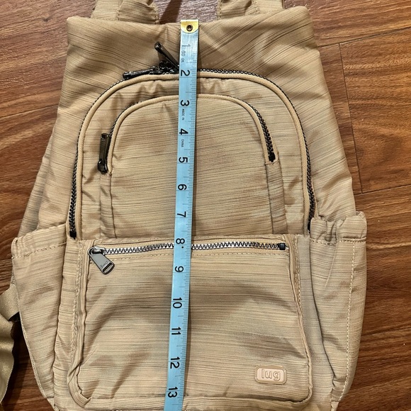 Lug Hatchback Infinity Collection Classic Tan Backpack - Picture 14 of 16